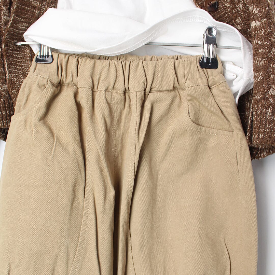 Modern Brown Themed 3Pc Boys Set 3Pc Set Iluvlittlepeople 