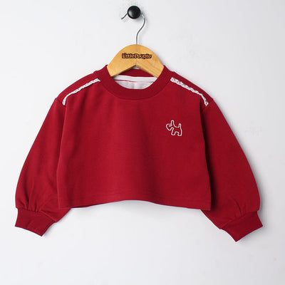 Wine Red Themed 3Pc Girls Set 3Pc Set Iluvlittlepeople 