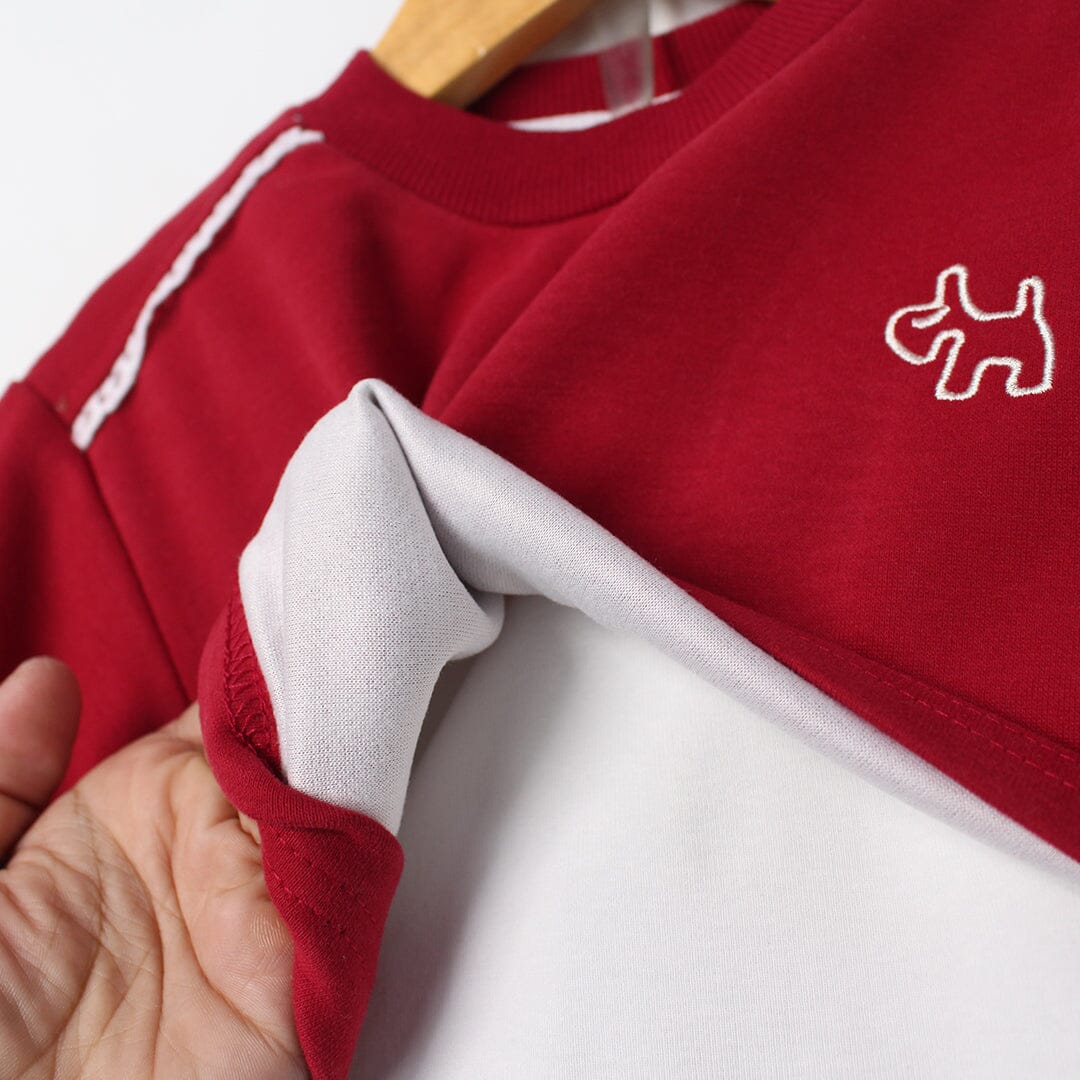 Wine Red Themed 3Pc Girls Set 3Pc Set Iluvlittlepeople 