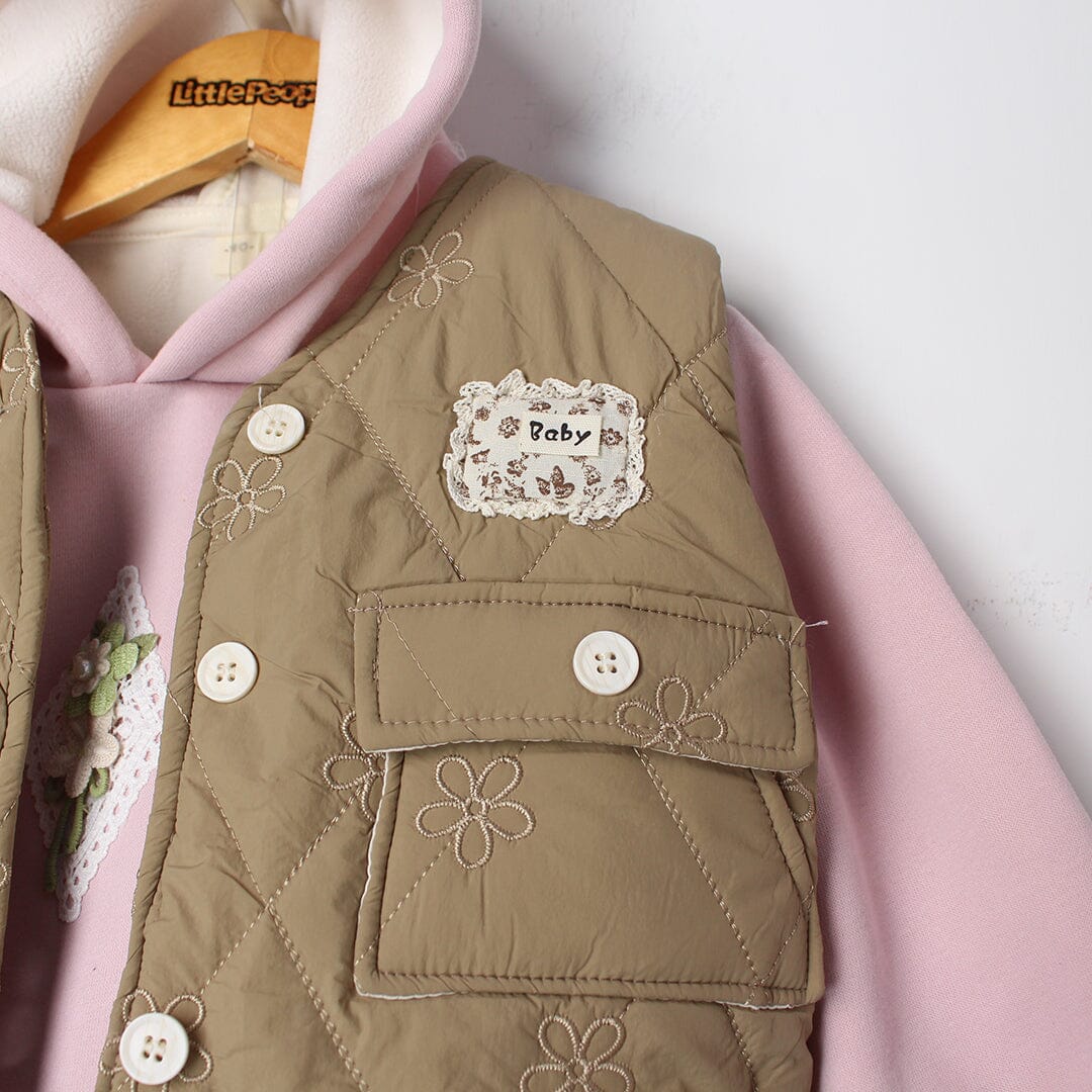 Desire 3Pc Pink Themed Girls Set 3Pc Set Iluvlittlepeople 