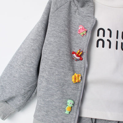 Supreme Grey Themed 3Pc Boys Set 3Pc Set Iluvlittlepeople 