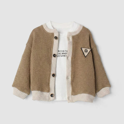 Decent Brown Themed Kids Sweater & Shirt Sweater Iluvlittlepeople 18-24 Months Brown Winter