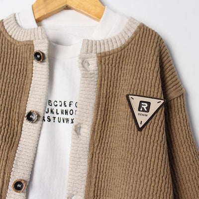 Decent Brown Themed Kids Sweater & Shirt Sweater Iluvlittlepeople 
