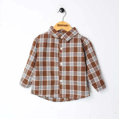 Decent Brown Themed Kids Sweater & Casual Shirt Sweater Iluvlittlepeople 