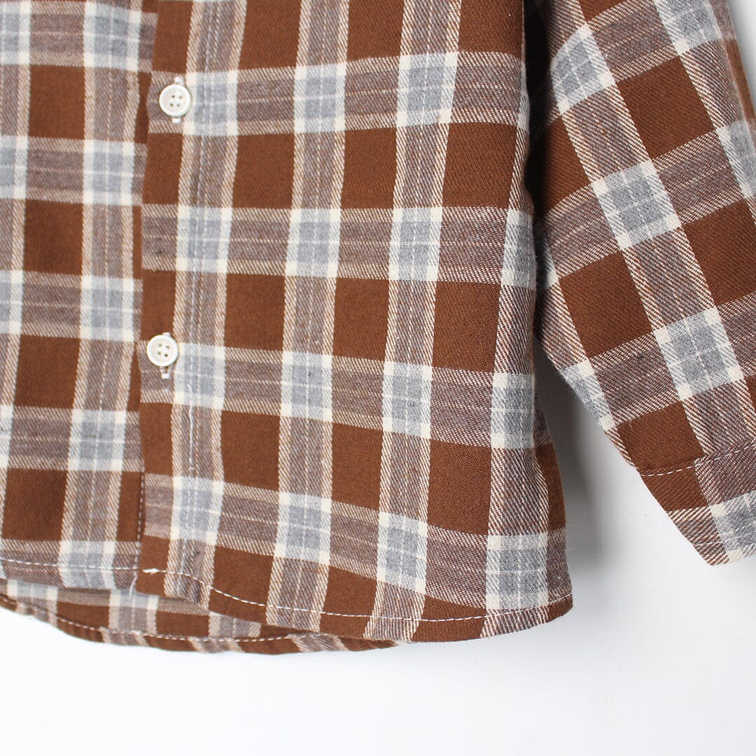 Decent Brown Themed Kids Sweater & Casual Shirt Sweater Iluvlittlepeople 