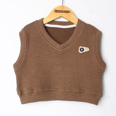 Decent Brown Themed Kids Sweater & Casual Shirt Sweater Iluvlittlepeople 