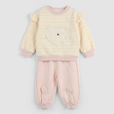 Desire 2Pc Off White Themed Girls Set 2Pc Set Iluvlittlepeople 12-18 Months Winter Off White