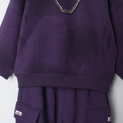 Inspire Purple Themed 2Pc Boys Set 2Pc Set Iluvlittlepeople 