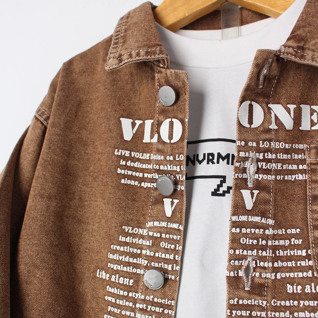 Modern Brown Themed 3Pc Boys Set 3Pc Set Iluvlittlepeople 