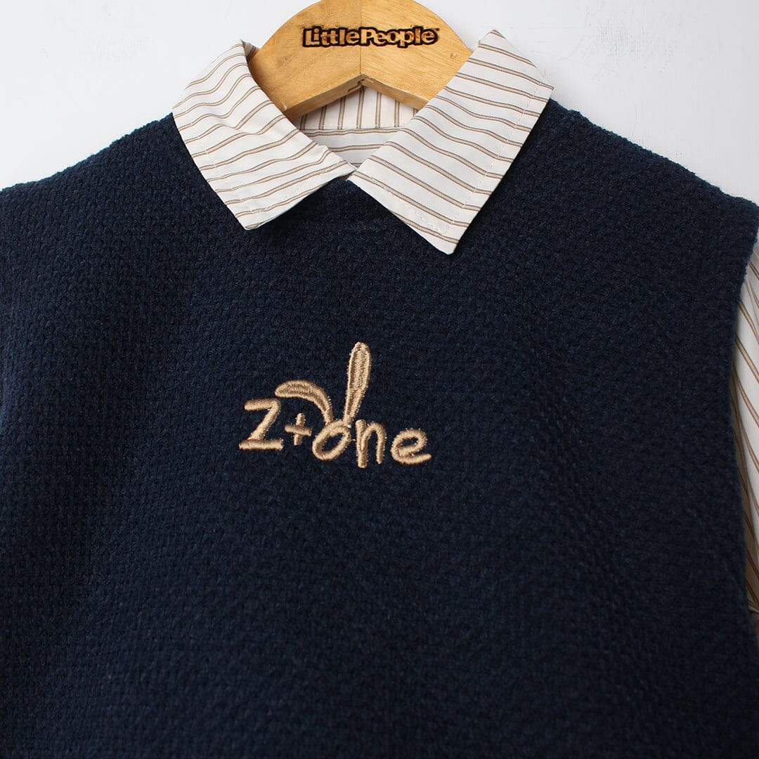 Decent Blue Themed Kids Sweater & Casual Shirt Sweater Iluvlittlepeople 