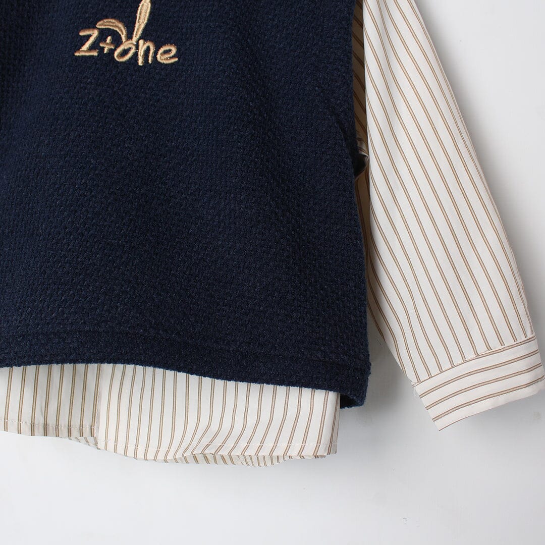 Decent Blue Themed Kids Sweater & Casual Shirt Sweater Iluvlittlepeople 