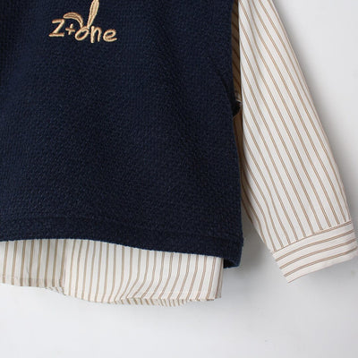 Decent Blue Themed Kids Sweater & Casual Shirt Sweater Iluvlittlepeople 