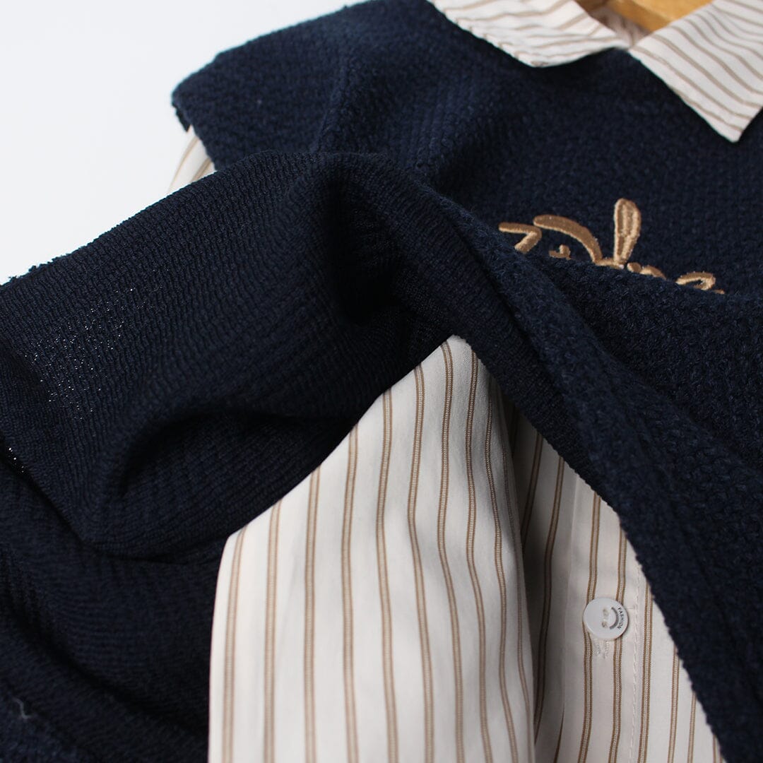 Decent Blue Themed Kids Sweater & Casual Shirt Sweater Iluvlittlepeople 