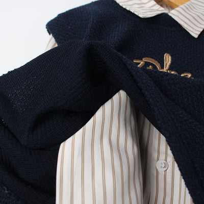 Decent Blue Themed Kids Sweater & Casual Shirt Sweater Iluvlittlepeople 