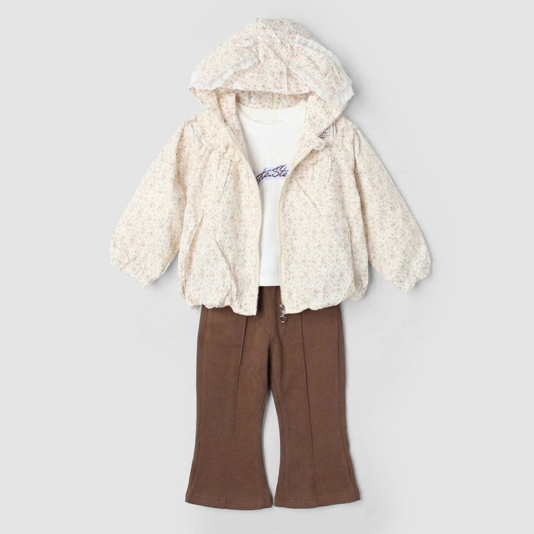 Stylish Off White Themed 3Pc Boys Set 3Pc Set Iluvlittlepeople 18-24 Months Winter Off White