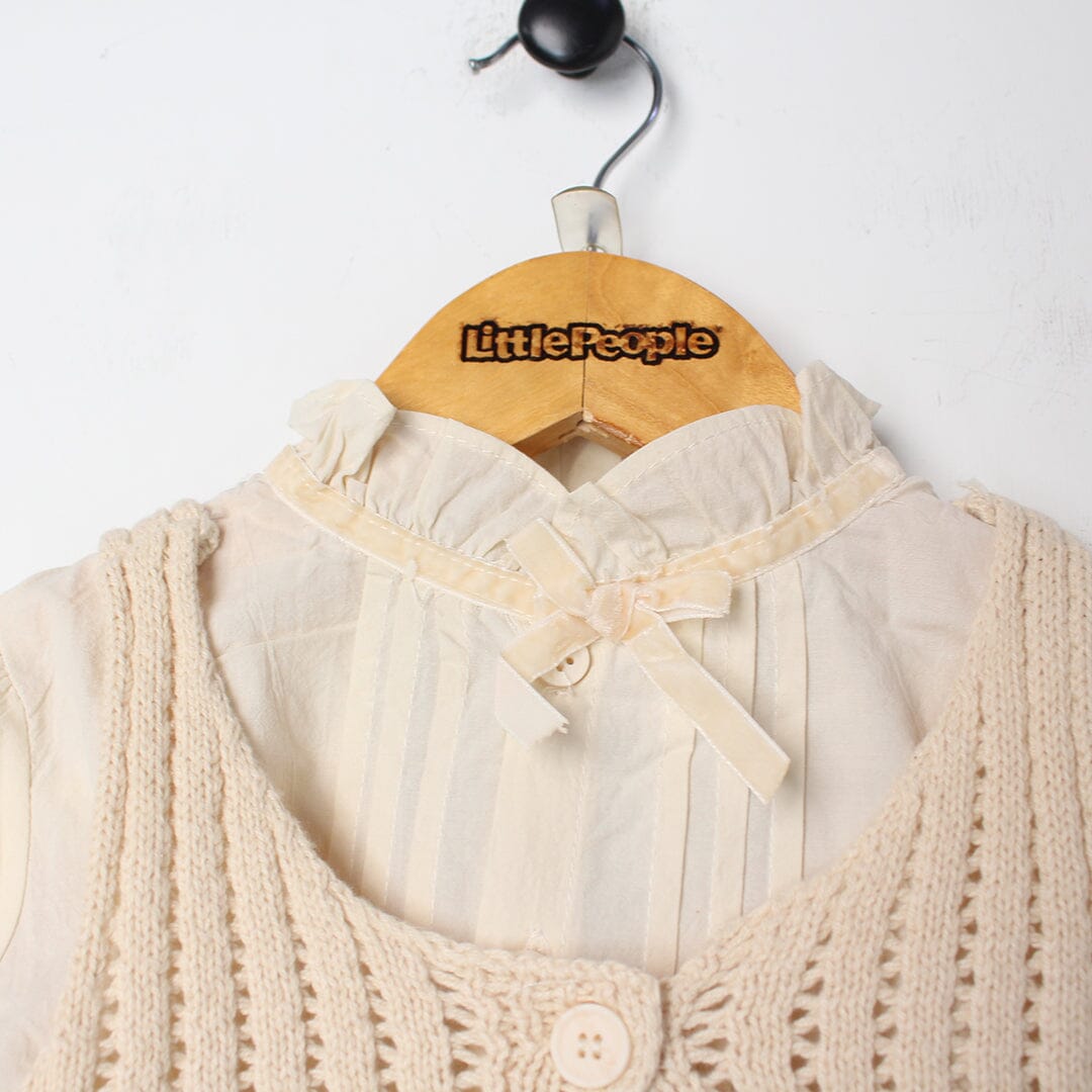 Stylish 3Pc Off White Themed Girls Set 3Pc Set Iluvlittlepeople 