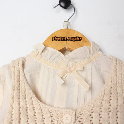 Stylish 3Pc Off White Themed Girls Set 3Pc Set Iluvlittlepeople 