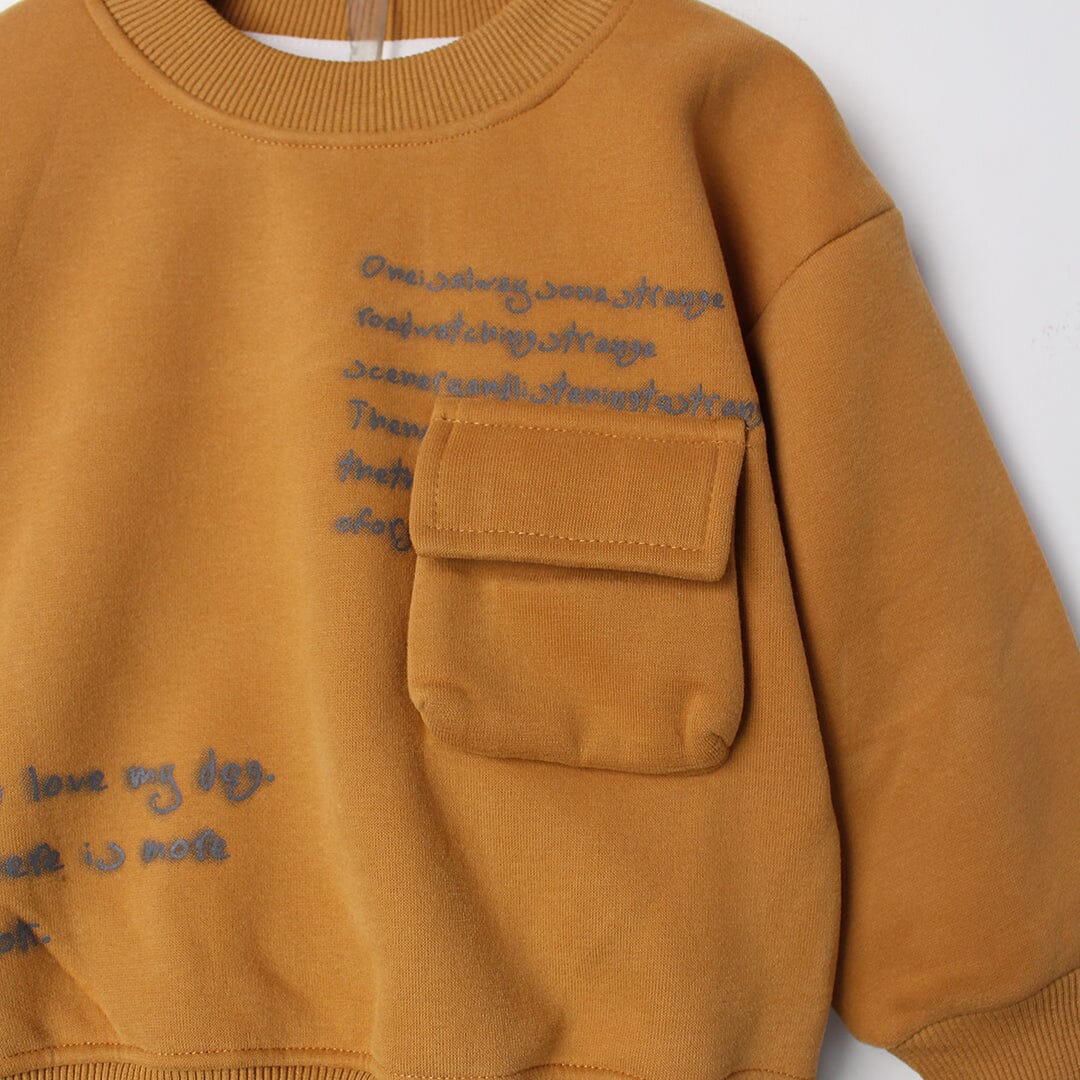 Urge Mustard Casual 2Pc Boys Set 2Pc Set Iluvlittlepeople 