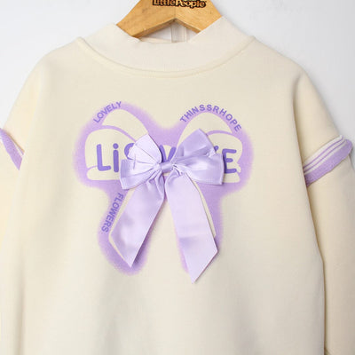 Stylish 2Pc Purple Themed Girls Set 2Pc Set Iluvlittlepeople 