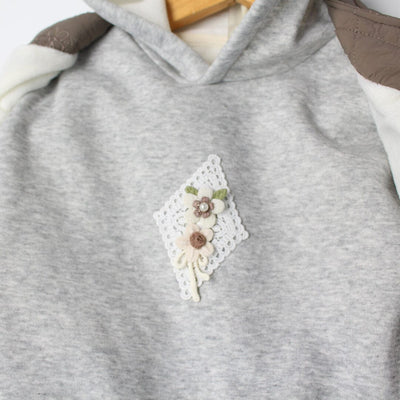 Modern 3Pc Grey Themed Girls Set 3Pc Set Iluvlittlepeople 