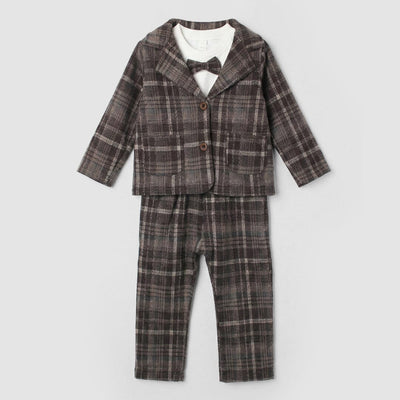 Desire Brown Formal 3Pc Boys Set 3Pc Set Iluvlittlepeople 9-12 Months Winter Brown