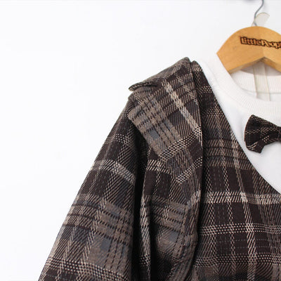 Desire Brown Formal 3Pc Boys Set 3Pc Set Iluvlittlepeople 