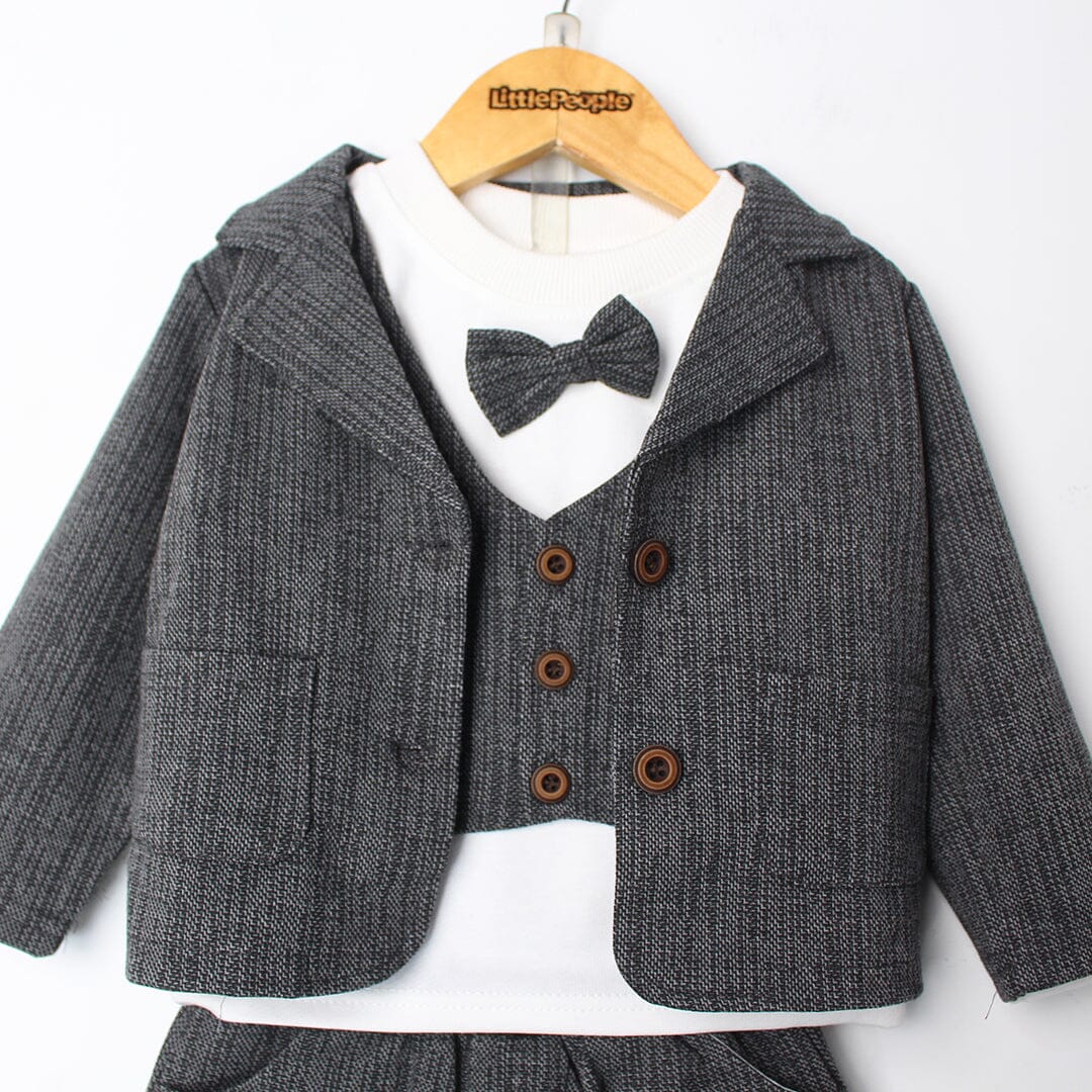 Amaze Grey Themed 3Pc Boys Set 3Pc Set Iluvlittlepeople 