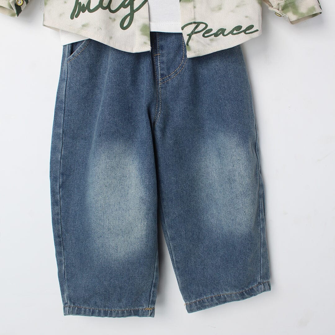 Sage Green Casual 3Pc Boys Set 3Pc Set Iluvlittlepeople 