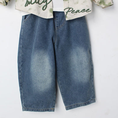 Sage Green Casual 3Pc Boys Set 3Pc Set Iluvlittlepeople 