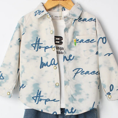 Sage Blue Casual 3Pc Boys Set 3Pc Set Iluvlittlepeople 