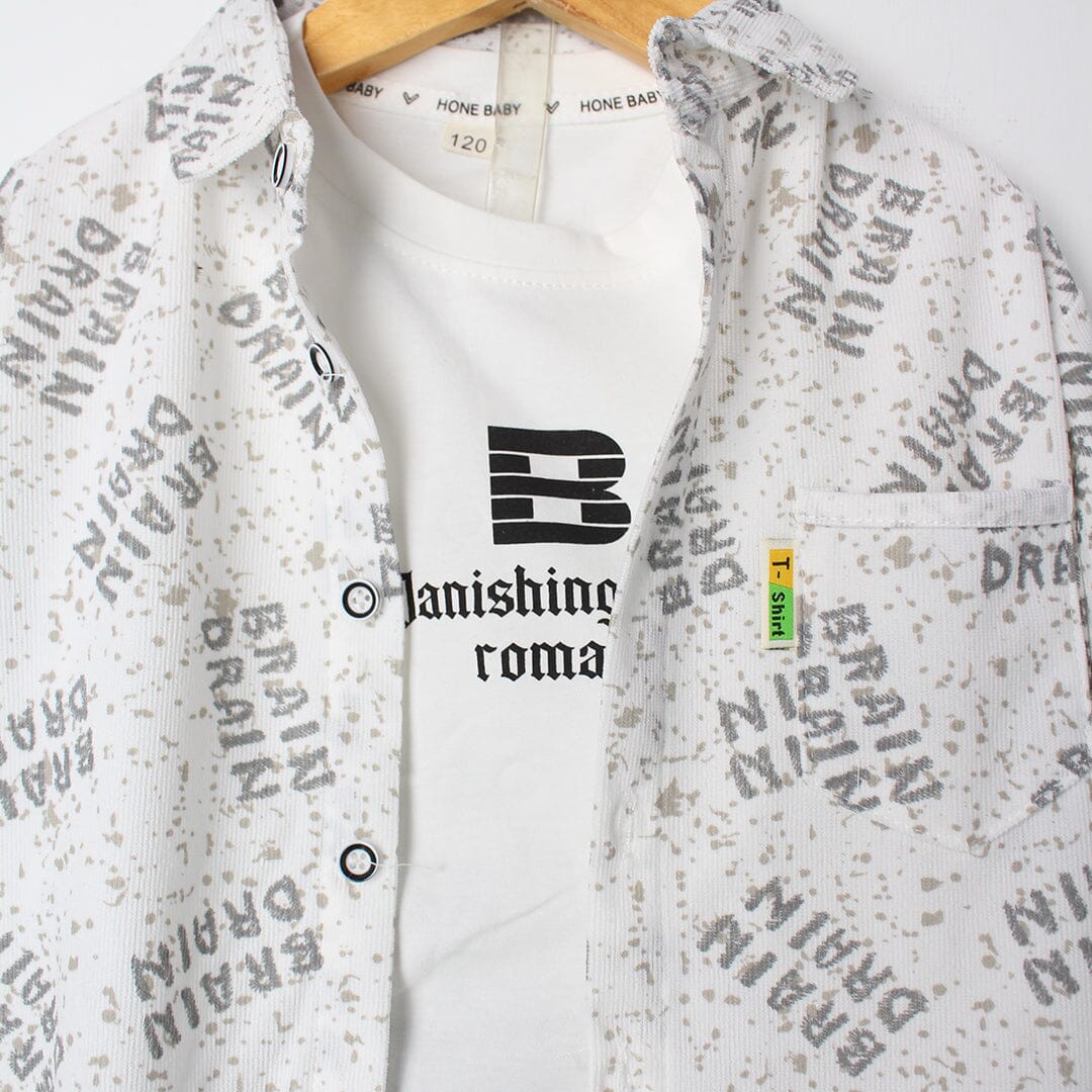 Amaze Grey Themed 3Pc Boys Set 3Pc Set Iluvlittlepeople 