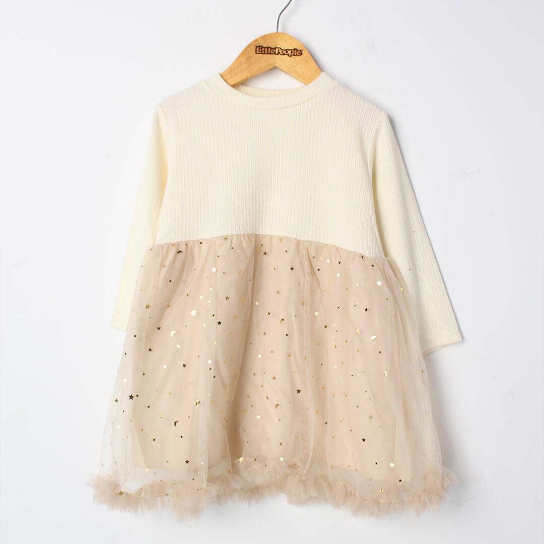 Sweet Pink Girls Frock & Sweater Frock Iluvlittlepeople 