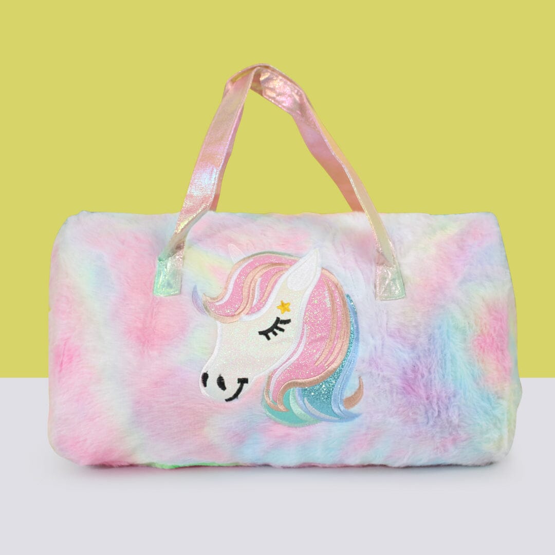 Stylish Fluffy Stuff Multi Themed Duffle Bag Duffle Bag Iluvlittlepeople 