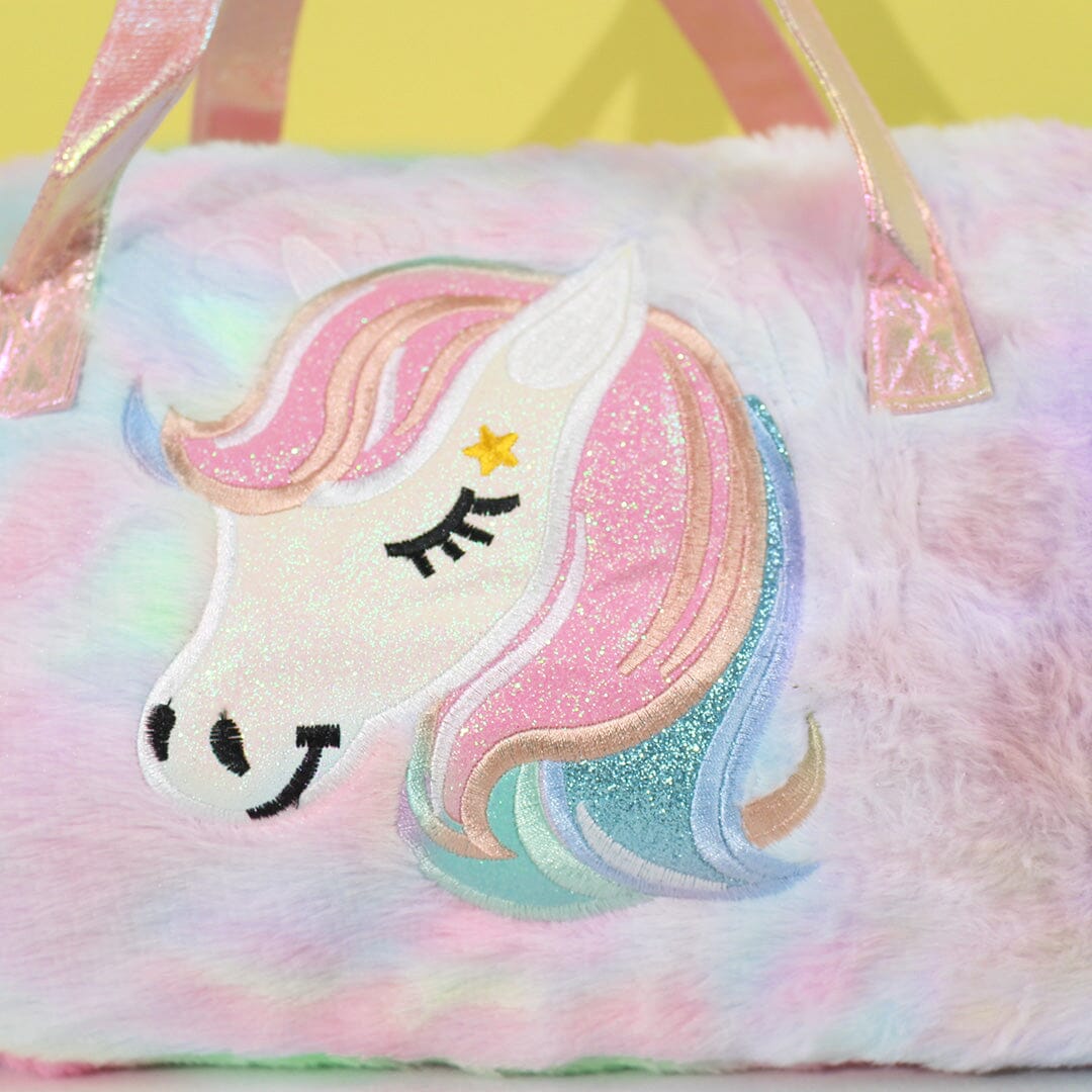 Stylish Fluffy Stuff Multi Themed Duffle Bag Duffle Bag Iluvlittlepeople 