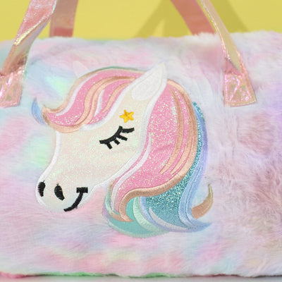 Stylish Fluffy Stuff Multi Themed Duffle Bag Duffle Bag Iluvlittlepeople 