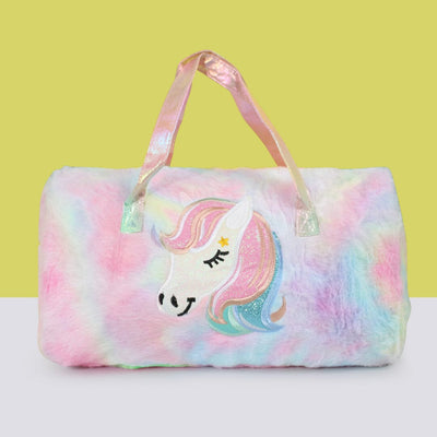 Stylish Fluffy Stuff Multi Themed Duffle Bag Duffle Bag Iluvlittlepeople 