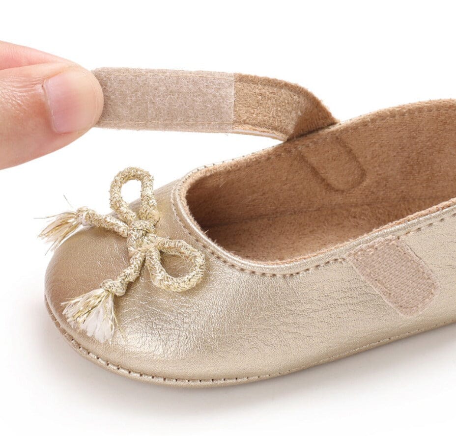 Baby Girl Bowknot Strap Flats Shoes Iluvlittlepeople 