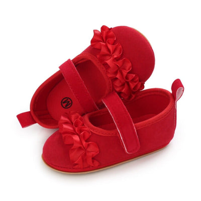 Baby Girls Frill Strap Flats Shoes Iluvlittlepeople 