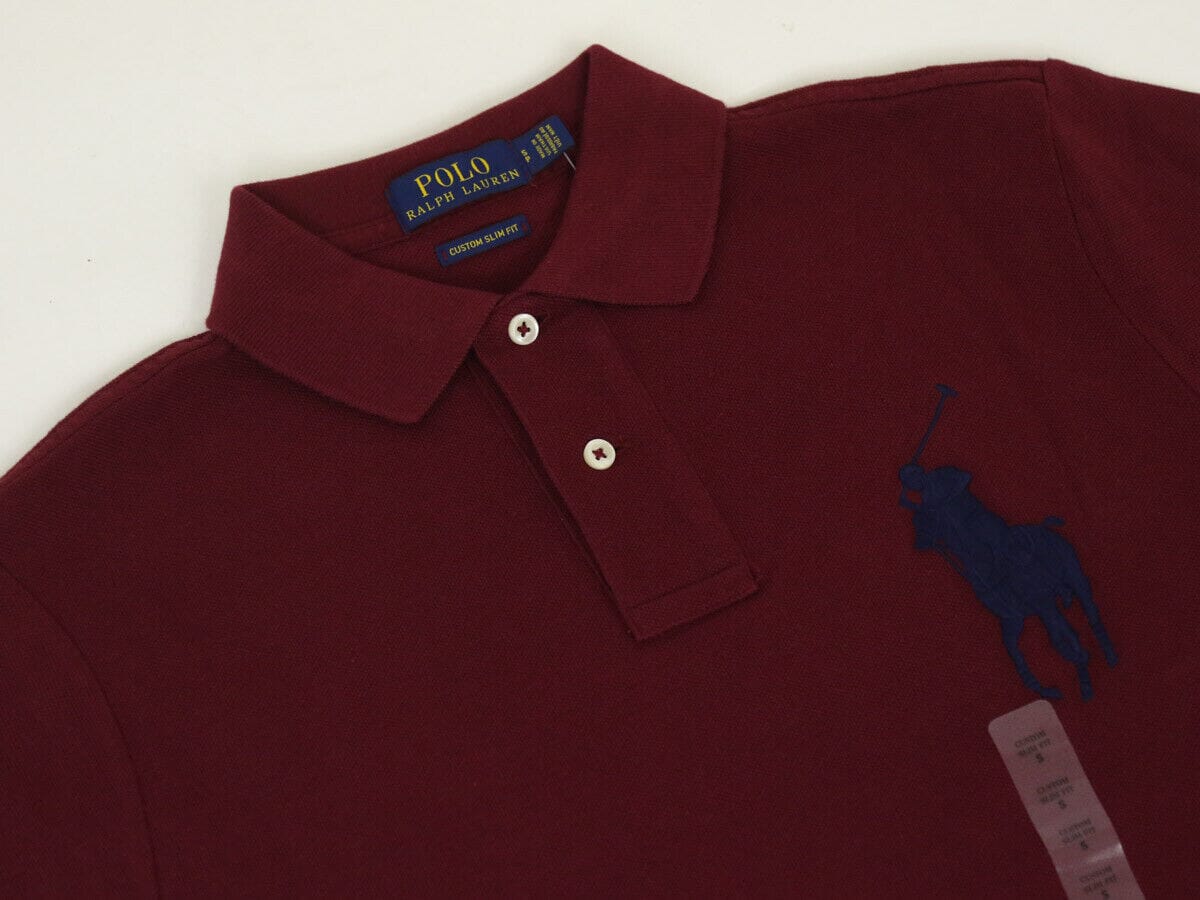 Boys Premium Polo T-Shirt - Maroon Iluvlittlepeople 