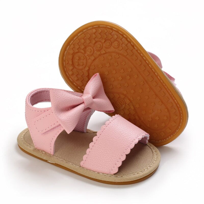 Baby Girl Twisted Bow Sandals Shoes Iluvlittlepeople 