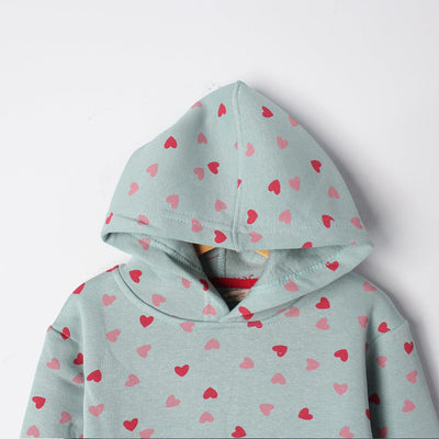 Fancy Aqua Themed Kids Hoodie Hoodie Iluvlittlepeople 