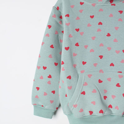 Fancy Aqua Themed Kids Hoodie Hoodie Iluvlittlepeople 