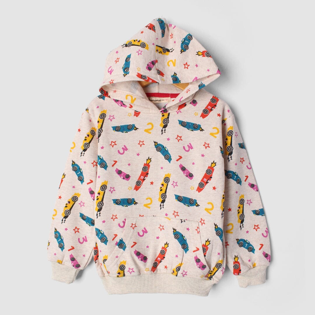 Sweet Peach Themed Kids Hoodie Hoodie Iluvlittlepeople 6-9 Months Peach Winter