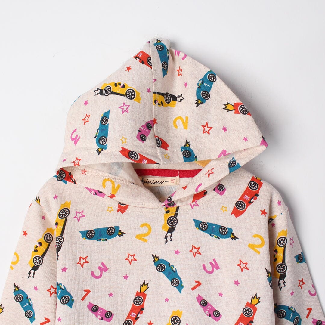 Sweet Peach Themed Kids Hoodie Hoodie Iluvlittlepeople 
