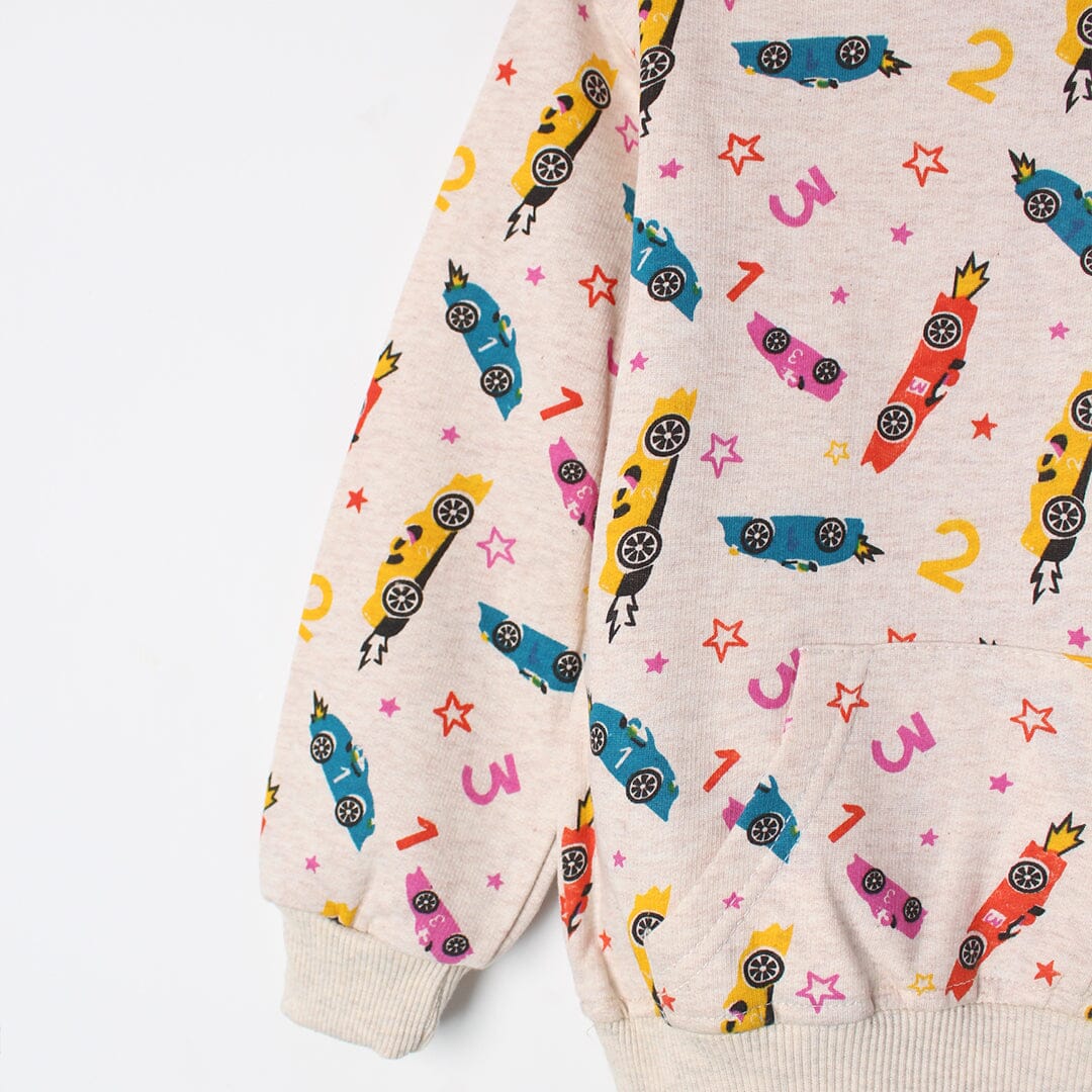 Sweet Peach Themed Kids Hoodie Hoodie Iluvlittlepeople 