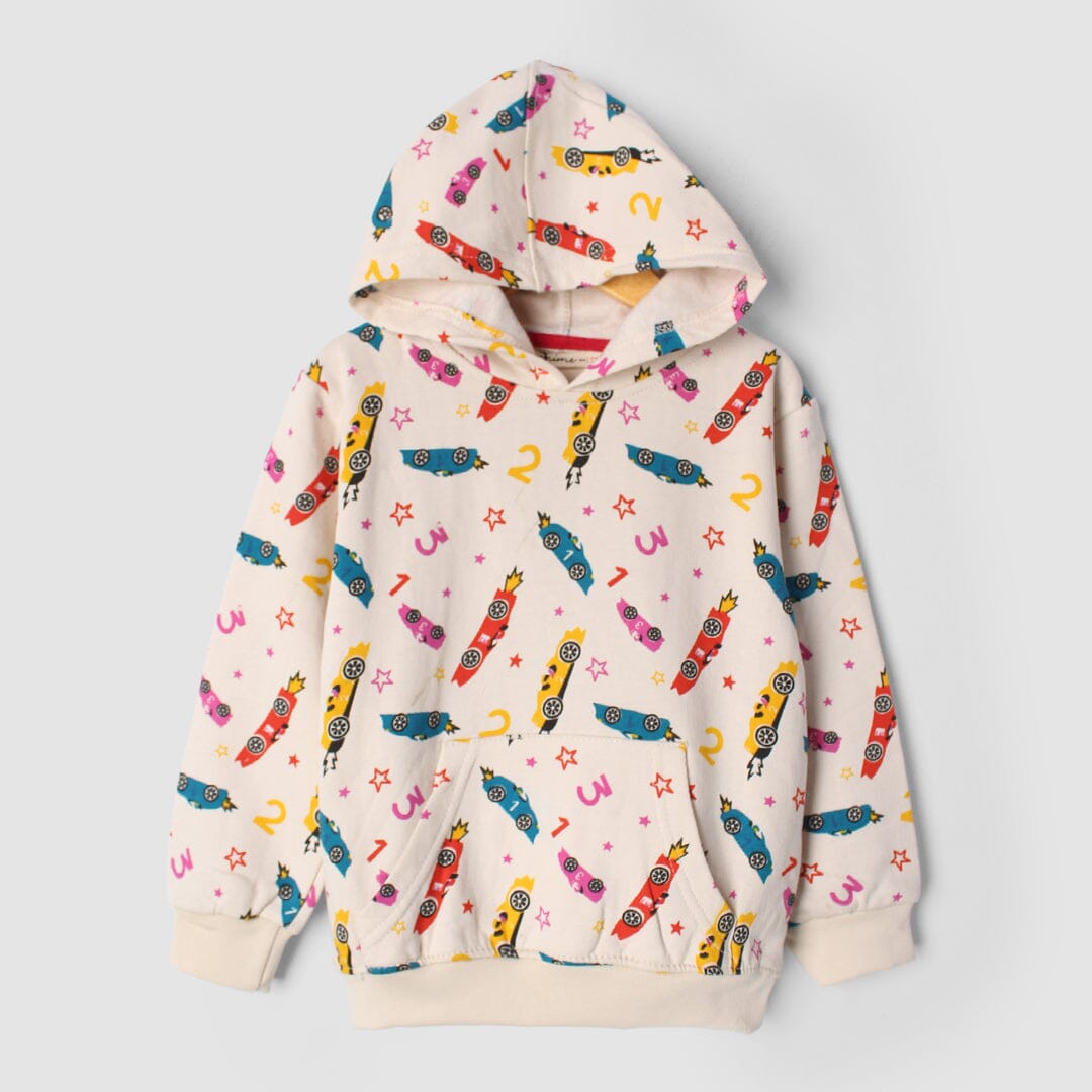 Unique White Themed Kids Hoodie Hoodie Iluvlittlepeople 6-9 Months White Winter