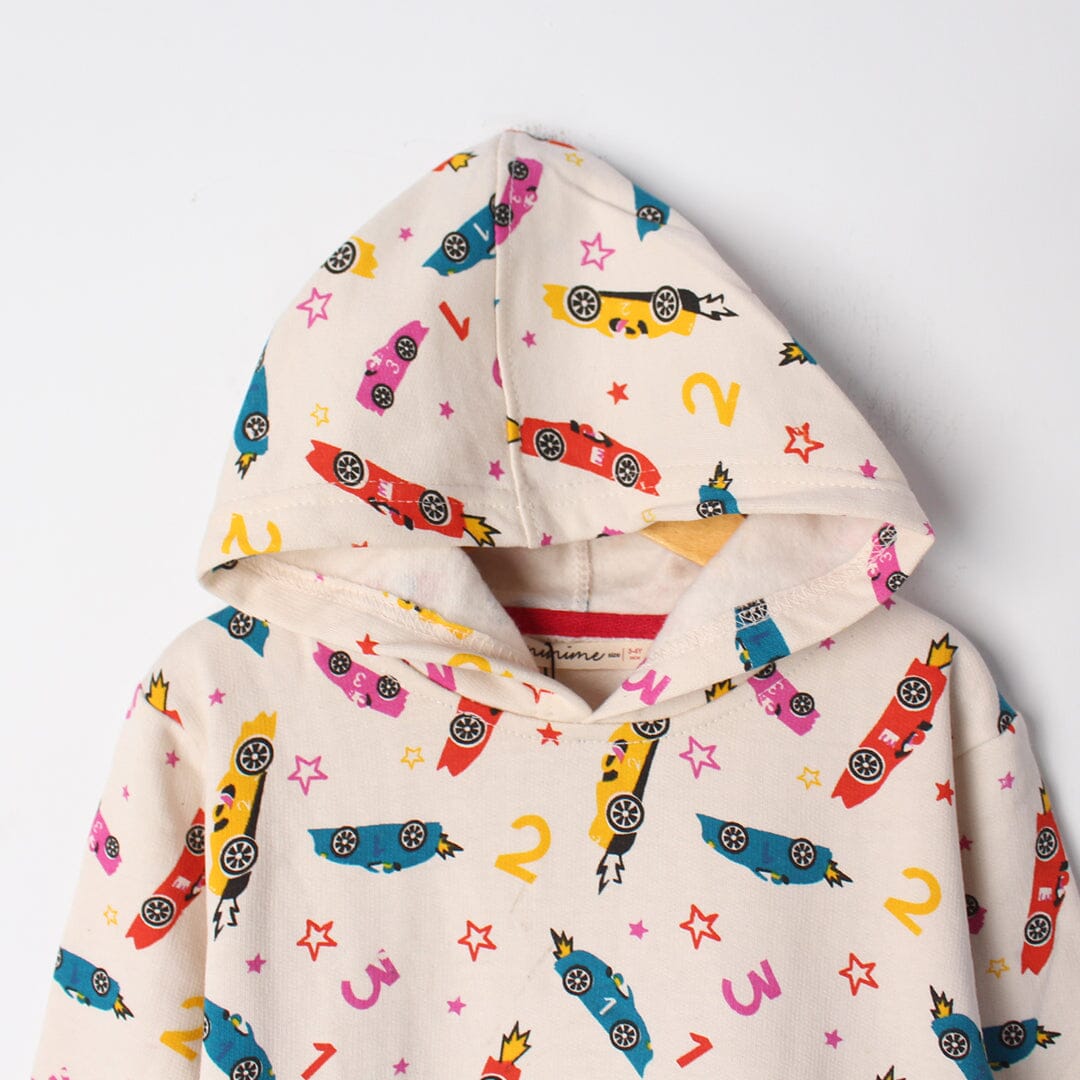 Unique White Themed Kids Hoodie Hoodie Iluvlittlepeople 