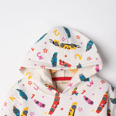 Admire White Themed Kids Hoodie Hoodie Iluvlittlepeople 