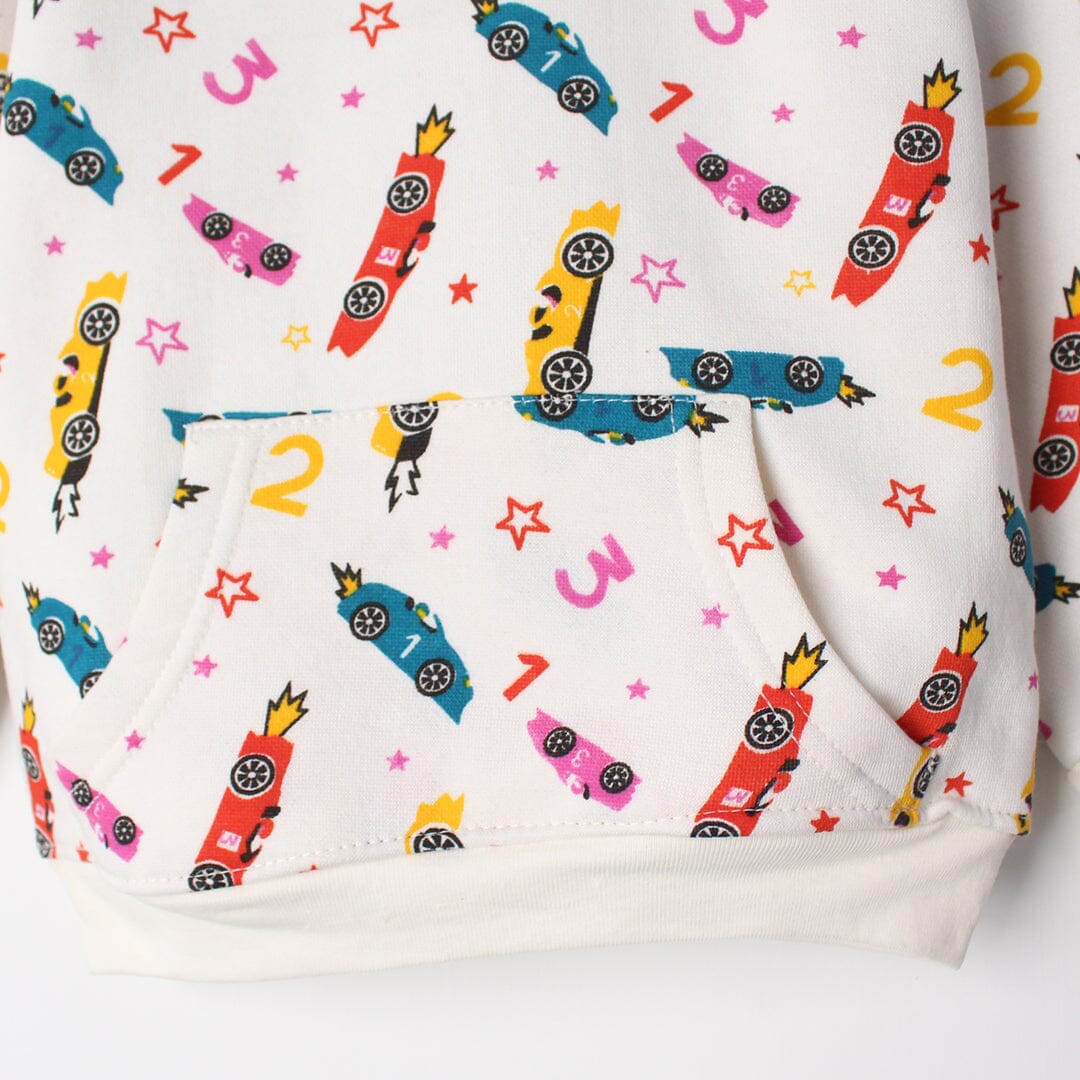 Admire White Themed Kids Hoodie Hoodie Iluvlittlepeople 