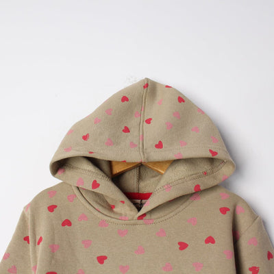 Tan Brown Themed Kids Hoodie Hoodie Iluvlittlepeople 